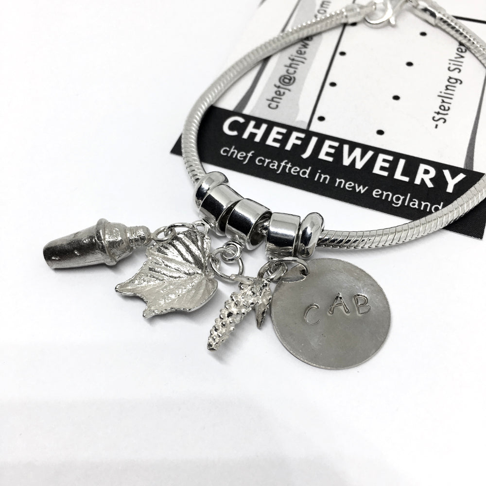 Charm Bracelet Chain Sterling Silver