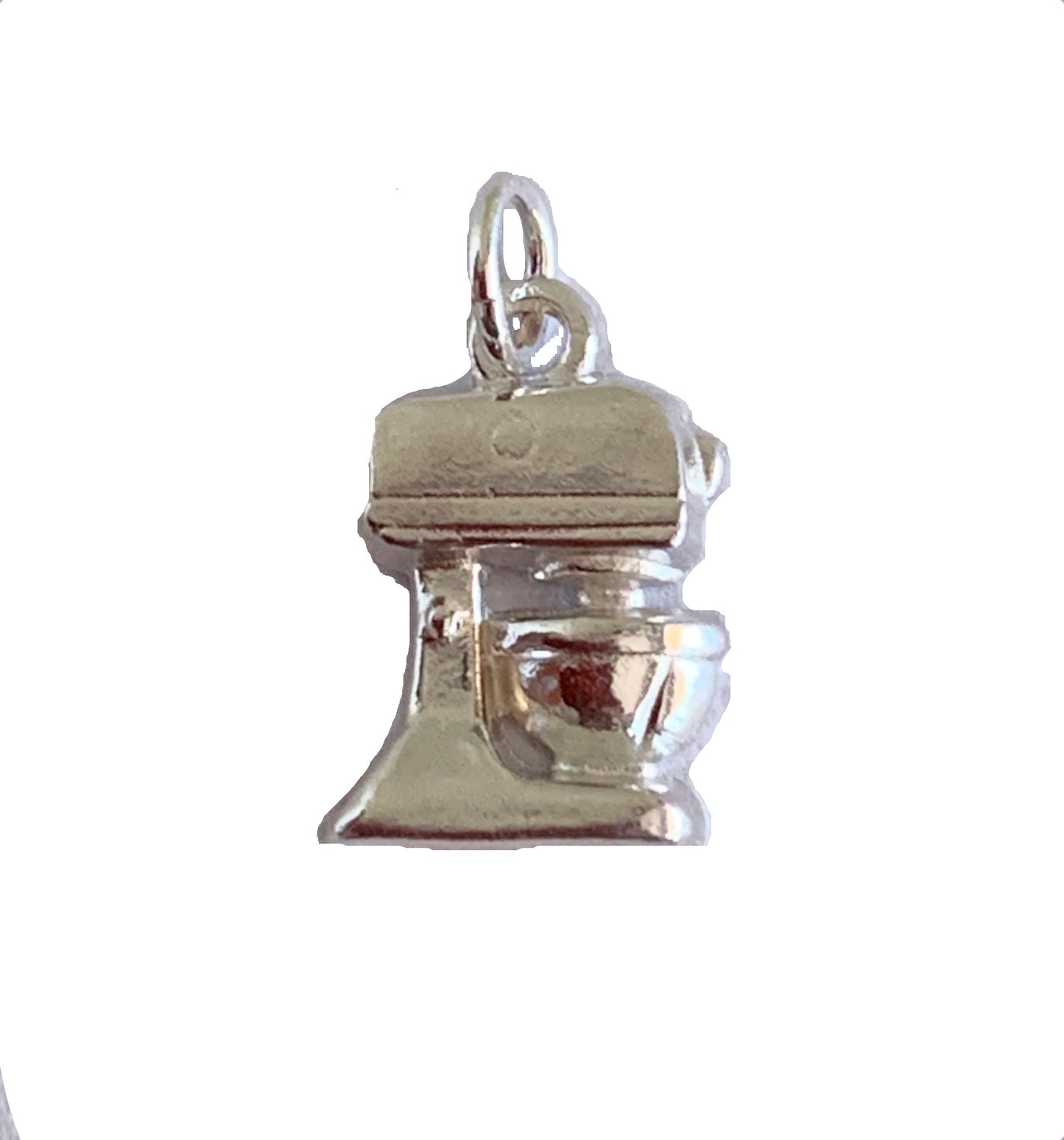 Baker's Standing Mixer Charm in Sterling Silver