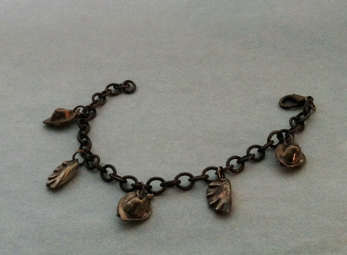 Bronze on sale charm bracelet