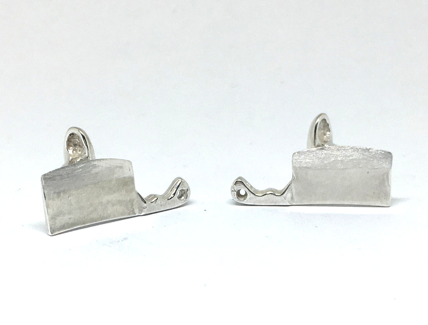 Sterling Silver Cleaver Cuff Links