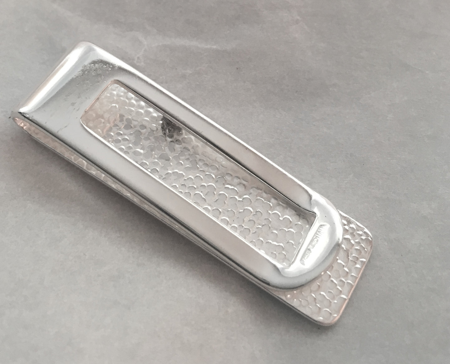 Chef's Sterling Silver Money Clip with Cleaver Knife