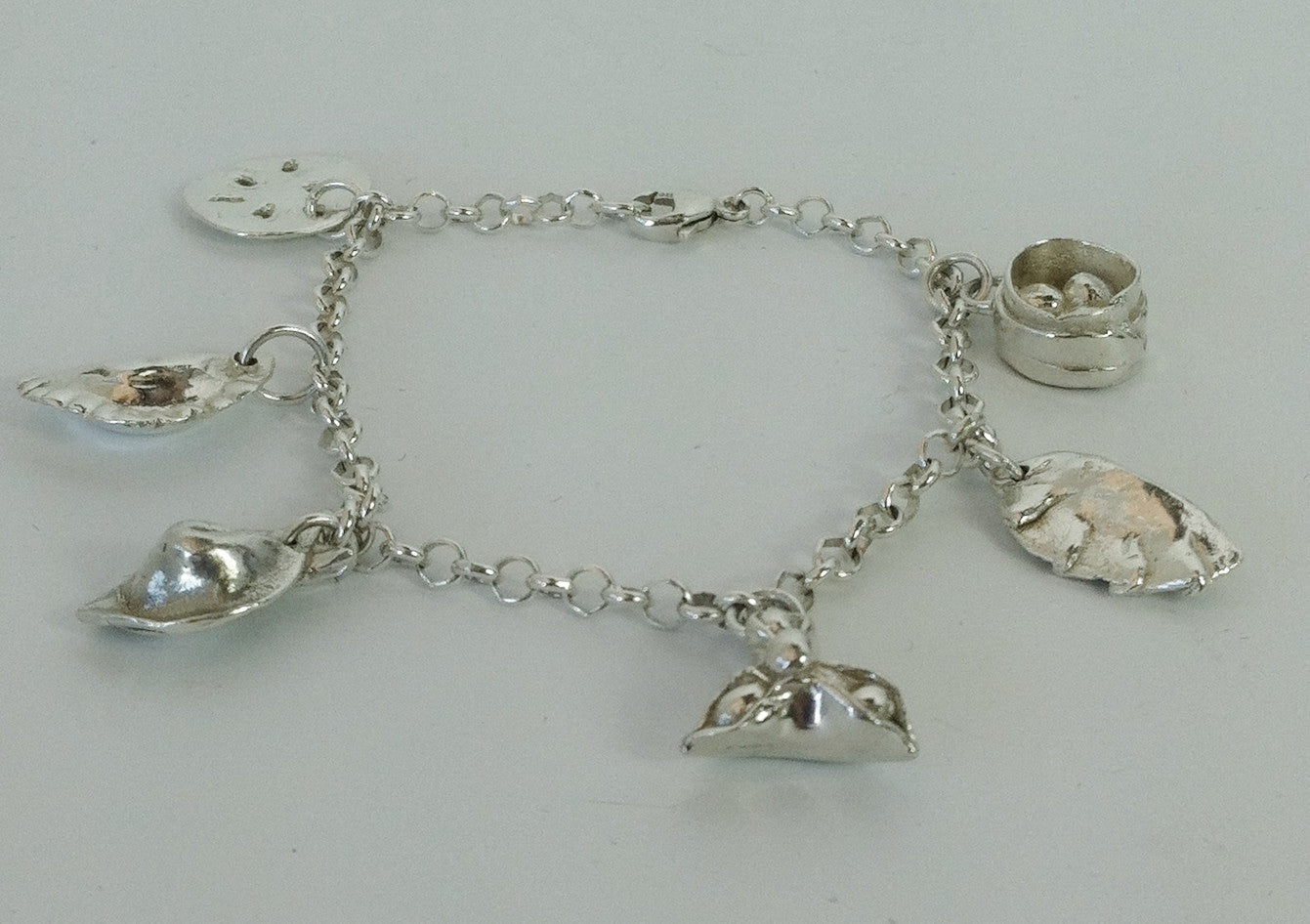 Chinese Dim Sum Bracelet in Sterling Silver
