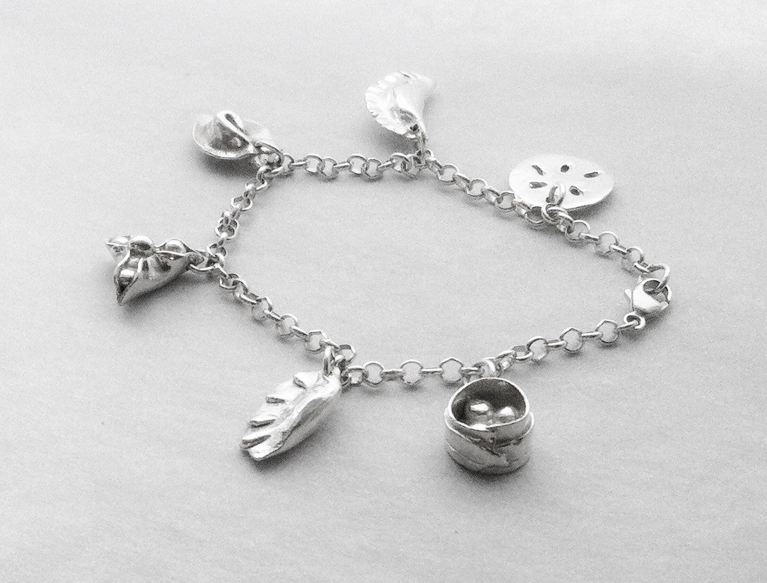 Chinese Dim Sum Bracelet in Sterling Silver