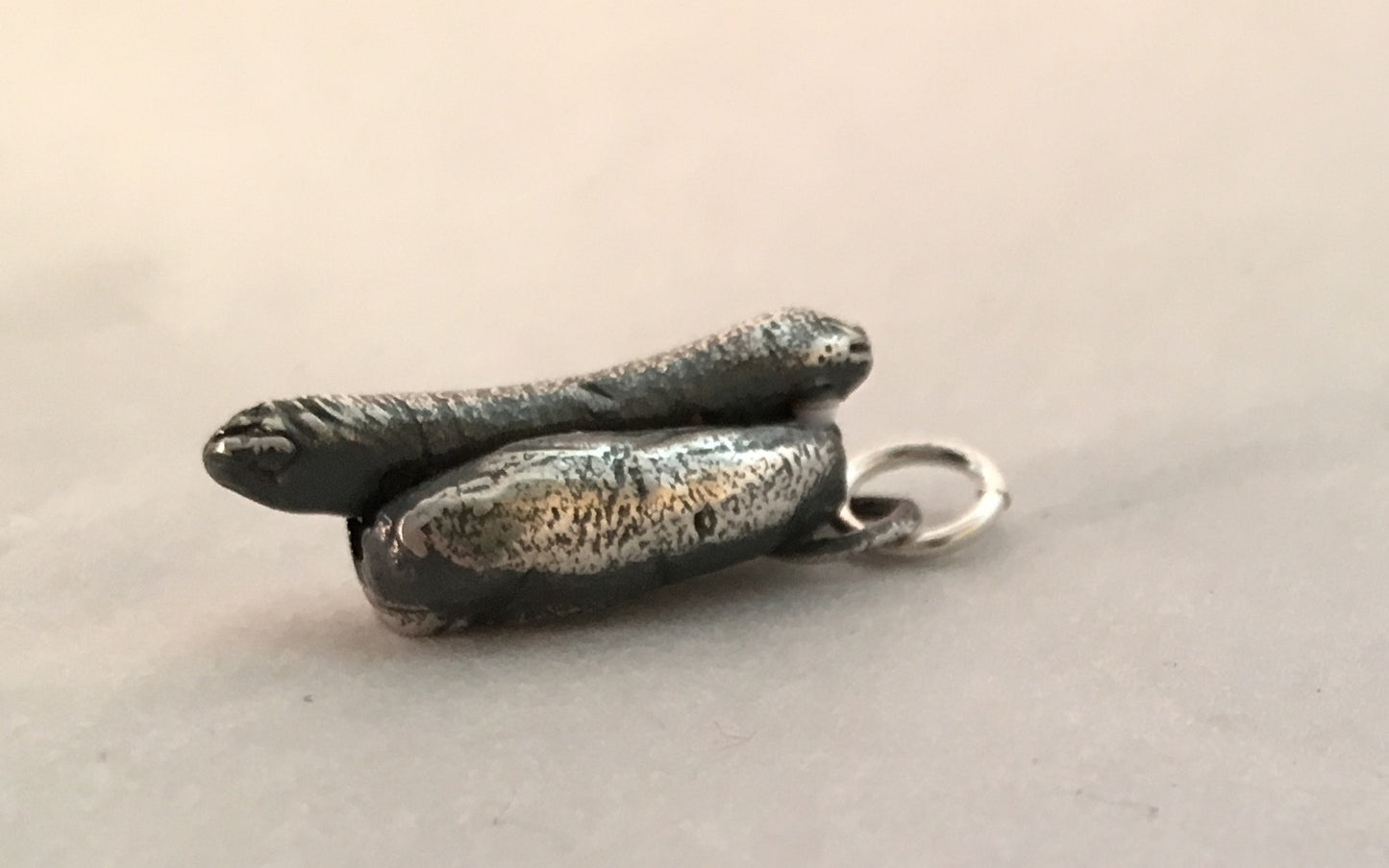 Sterling Silver Hot Dog Charm