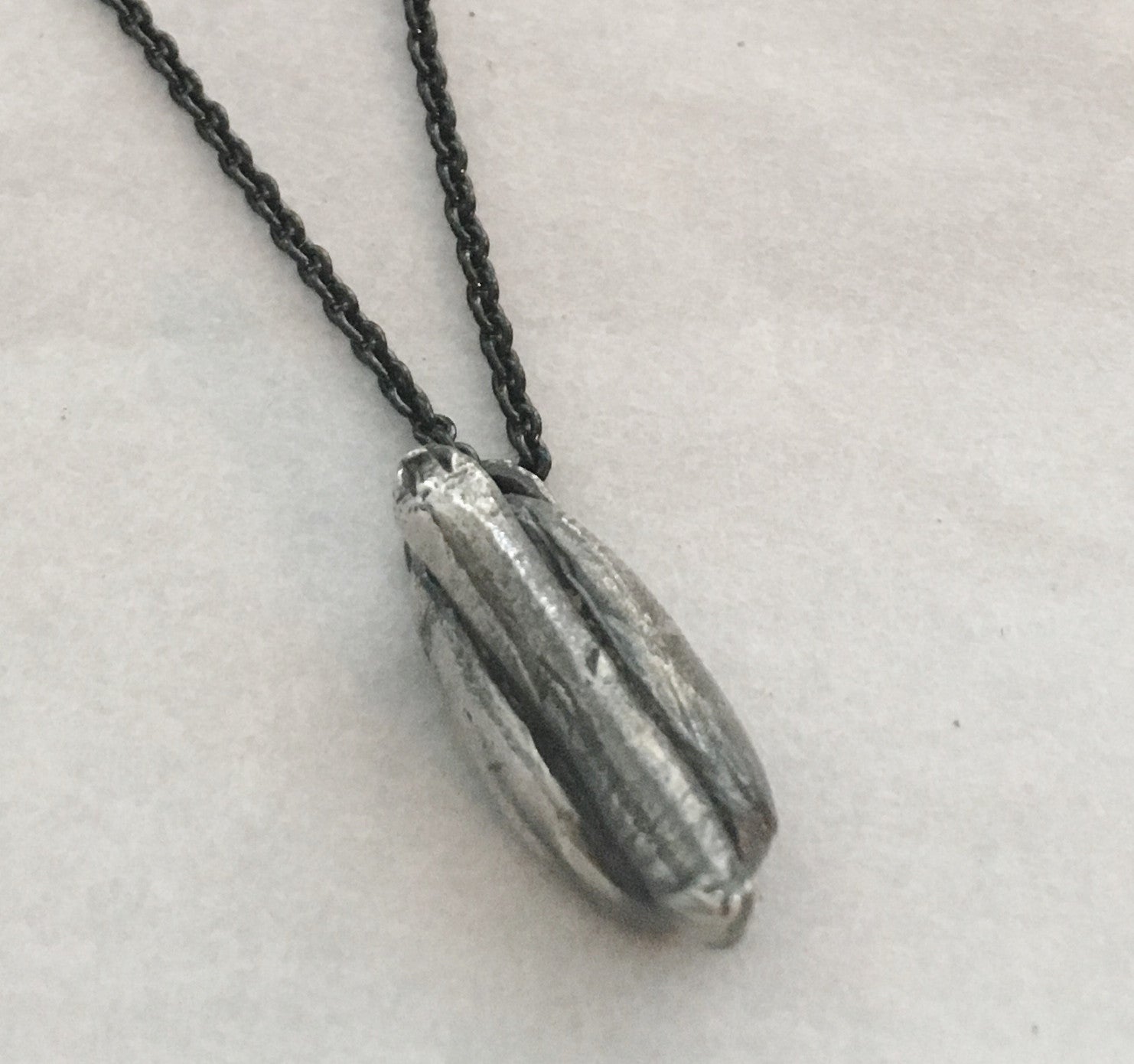 Sterling Silver Hot Dog Necklace