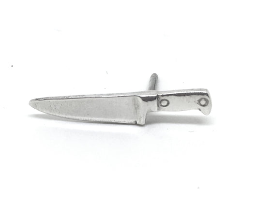 Sterling Silver Chef Knife Pin