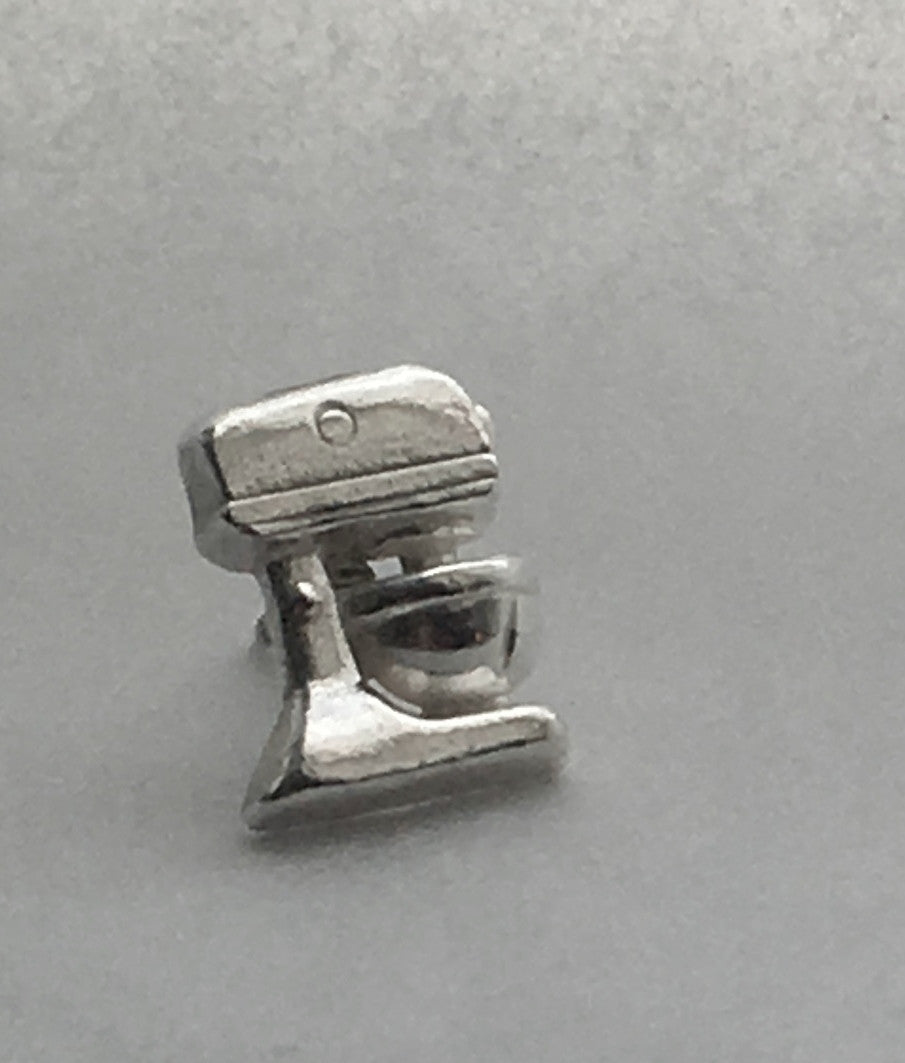 Baker's Standing Mixer Pin in Sterling Silver