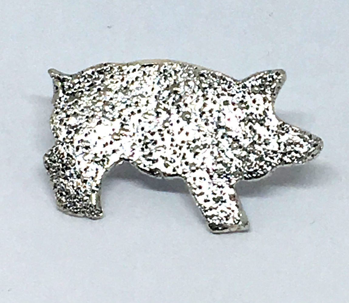 chefjewelry sterling silver pig pin