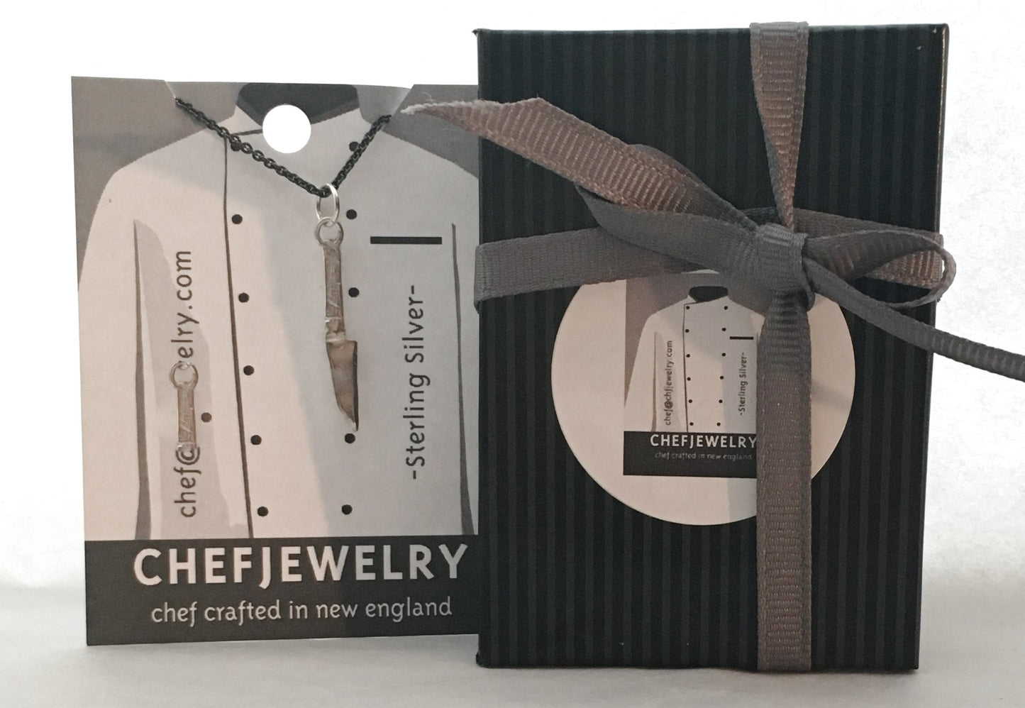 your charm will arrive with this custom chefjewelry gift packaging