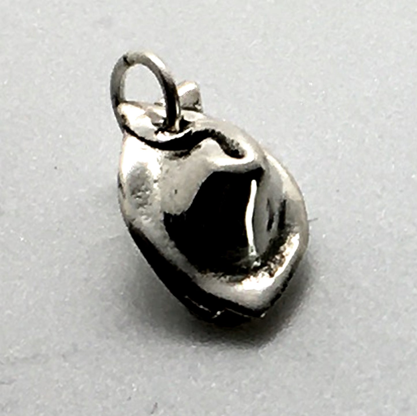 Chinese Wonton Dumpling Charm in Sterling Silver